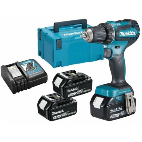 Obrázok pre MAKITA DDF485RF3J Akumulátorová vrtačka 3x 18V 3Ah