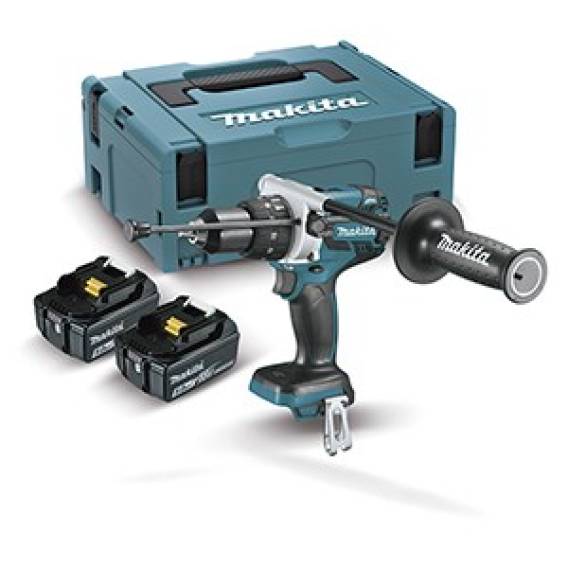 Obrázok pre Makita DHP458RTJ vrtačka 2000 ot/min Černá, Modrá