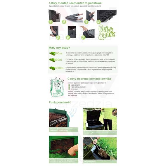 Obrázok pre Prosperplast IKST380C-S411 Compogreen kompostér 380 l