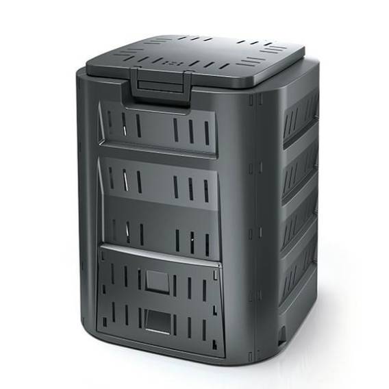 Obrázok pre PROSPERPLAST COMPOSTER 220L BLACK COMPOGREEN WOODY