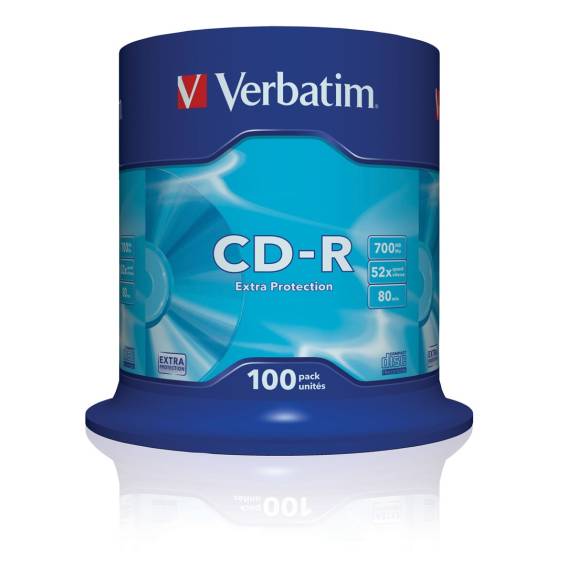 Obrázok pre Verbatim CD-R Extra Protection 700 MB 52x 100 kusů