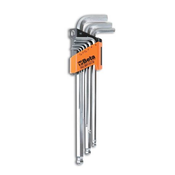 Obrázok pre KOMPLET KLUCZY TRZPIENIOWYCH HEX 9 SZTUK 1.5-10MM