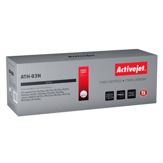 Obrázok pre Activejet ATH-83N (náhrada za HP 83A CF283A, Canon CRG-737; Supreme; 1500 stran; černá)