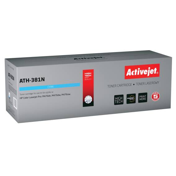 Obrázok pre Activejet ATH-381N (náhrada za HP 312A CF381A; Supreme; 2700 stran; modrá)