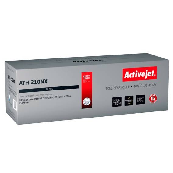 Obrázok pre Activejet tonerová kazeta ATH-210NX (náhrada za HP 131X CF210X, Canon CRG-731BH; Supreme; 2400 stran; černá)