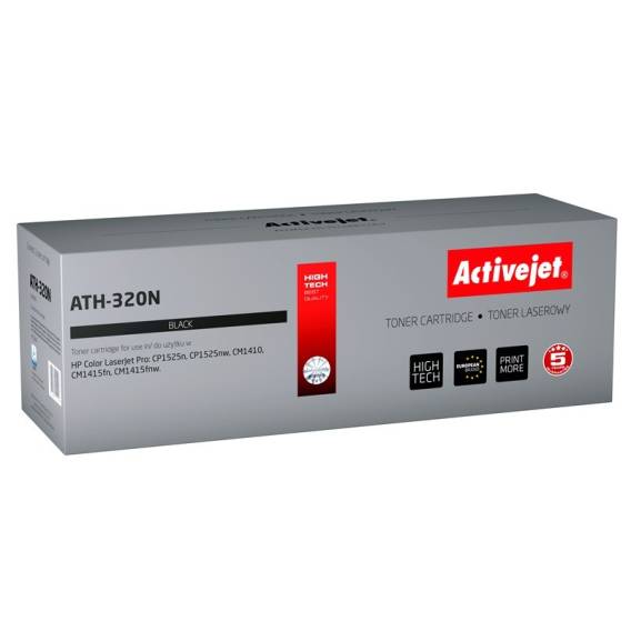 Obrázok pre Activejet ATH-320N (náhrada za HP 128A CE320A; Supreme; 2000 stran; černá)