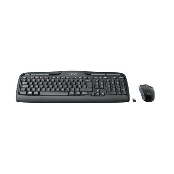 Obrázok pre Logitech MK330 klávesnice Obsahuje myš Kancelář USB QWERTZ Německý Černá