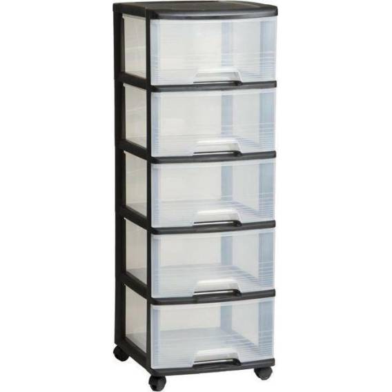 Obrázok pre KETER BOOKCASE ON WHEELS 5x20L