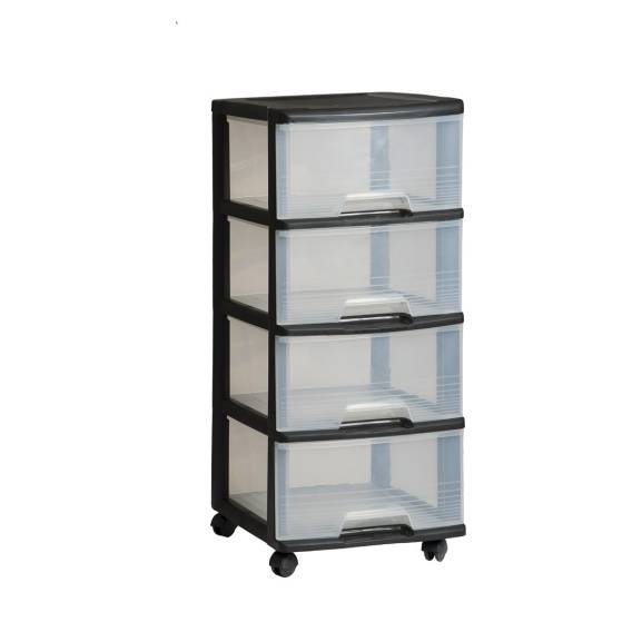 Obrázok pre KETER BOOKCASE ON WHEELS 4x20L