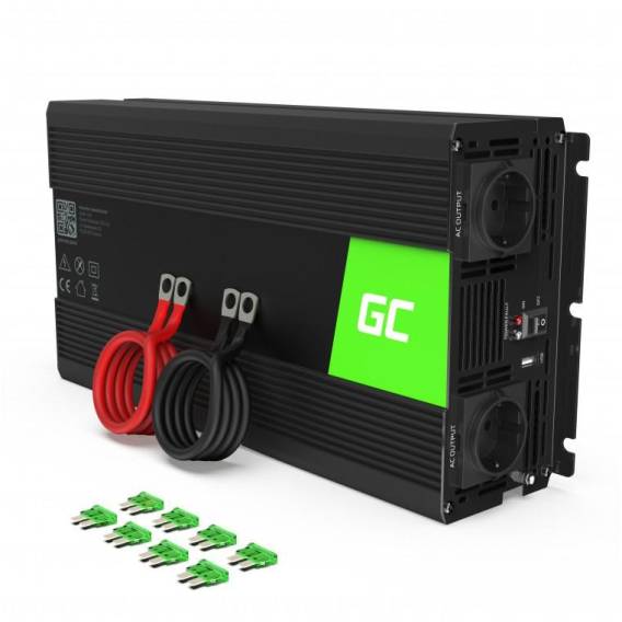 Obrázok pre Green Cell INV11 zdroj/transformátor Auto 2000 W Černá