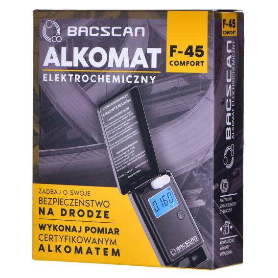 Obrázok pre BACscan F-45 alkohol tester 0 - 4% Černá