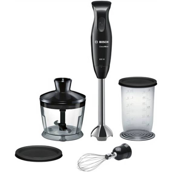 Obrázok pre Bosch | CleverMixx MSM2650B | Blender | Hand Blender | 600 W | Number of speeds 12 | Chopper | Black
