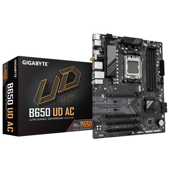Obrázok pre GIGABYTE B650 UD AC základní deska AMD B650 Zásuvka AM5 ATX