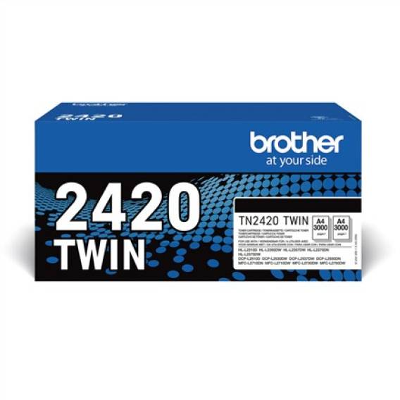 Obrázok pre Brother TN-2420TWIN tonerová náplň 2 kusů Originální
