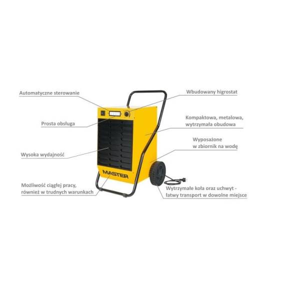 Obrázok pre MASTER DEHUMIDIFIER DH62 52 L/24h