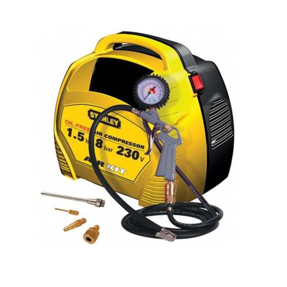 Obrázok pre Bezolejový kompresor AIR KIT OL 1,1KW 8 BAR STANLEY
