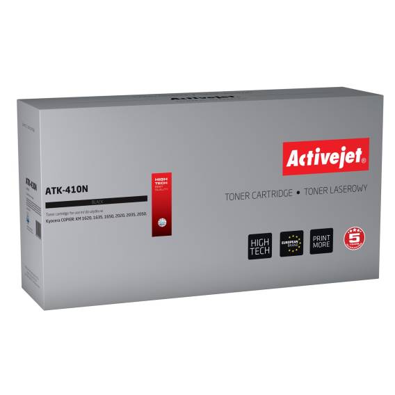 Obrázok pre Activejet Tonerová kazeta ATK-410N (náhradní kazeta Kyocera TK-410; Supreme; 15000 stran; černá)