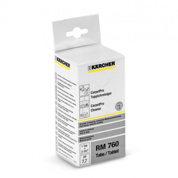 Obrázok pre KARCHER WASHING POWDER FOR CARPETS AND UPHOLSTERY RM760 TABLETS 200 pcs.