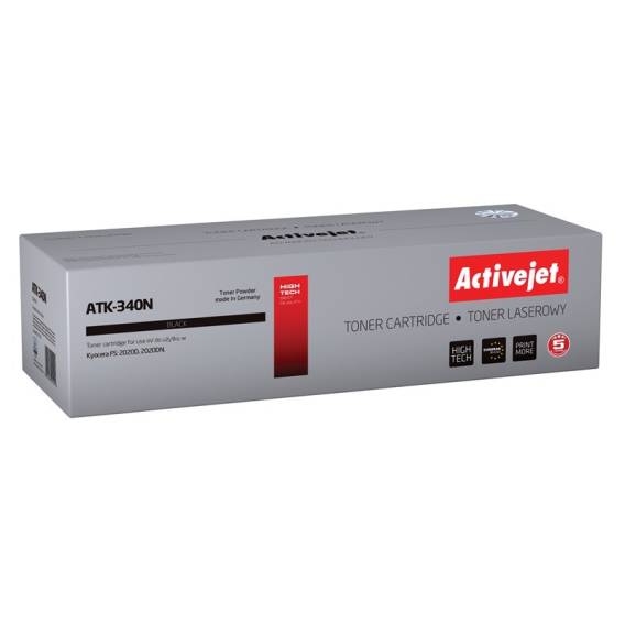 Obrázok pre Activejet Tonerová kazeta ATK-340N (náhradní kazeta Kyocera TK-340; Supreme; 12000 stran; černá)