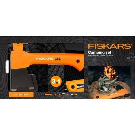 Obrázok pre FISKARS AXE HATCHET X5 - XXS + KNIFE + SAW