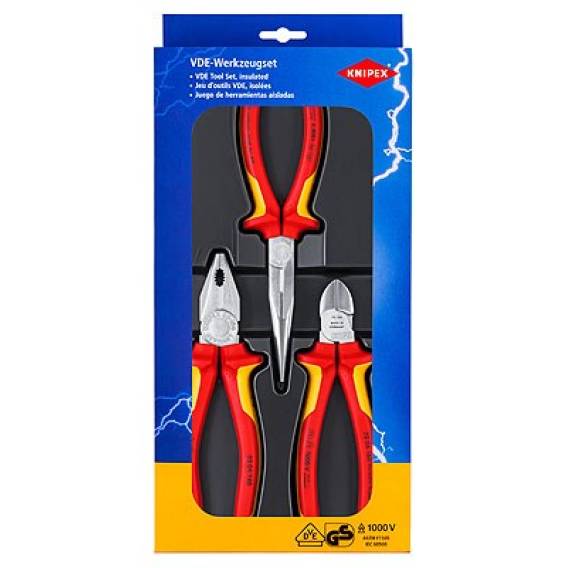 Obrázok pre Knipex 00 20 12 sada mechanického nářadí 3 nástroje/nástrojů