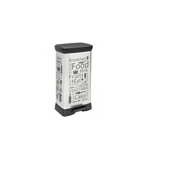 Obrázok pre CURVER PEDAL WASTE BIN 50L /IML KITCHEN SILVER