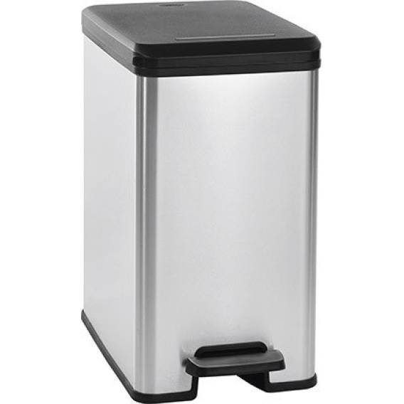 Obrázok pre CURVER WASTE BIN SLIM BIN 25L /IML METALLIZED