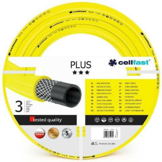Obrázok pre CELLFAST WĄŻ OGRODNICZY PLUS 1/2" 70m PL "B" /NA STOJAK