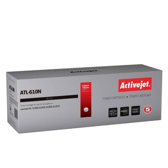 Obrázok pre Activejet Tonerová kazeta ATL-502NX (náhradní kazeta Lexmark 502X/50F2X00; Supreme; 10000 stran; černá)