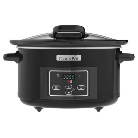Obrázok pre Crock-Pot CSC052X pomalovarný hrnec 4,7 l Černá, Stříbrná
