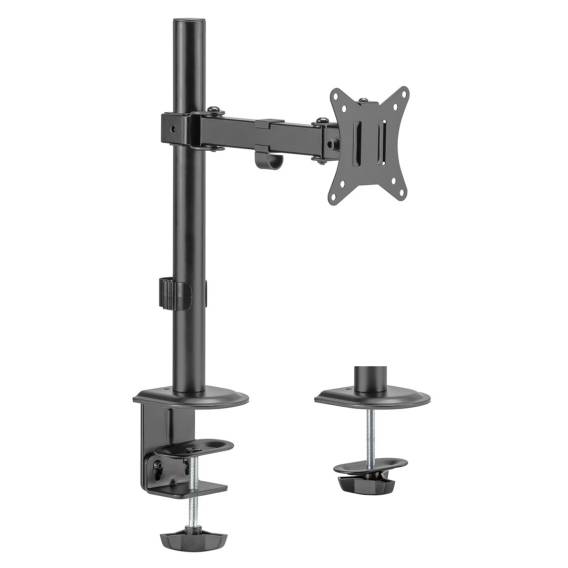 Obrázok pre Uchwyt biurkowy do monitora LCD Maclean, pojedyncze ramię, VESA 75x75 oraz 100x100, 17-32", 9kg, MC-572N