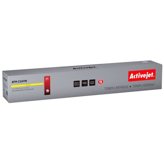 Obrázok pre Activejet ATM-216YN tonerová kazeta (náhradní Konica Minolta TN216Y; Supreme; 26000 stran; žlutá)
