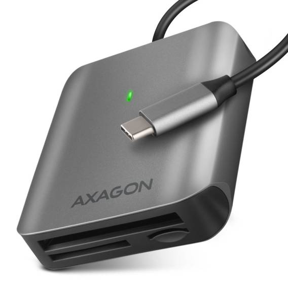 Obrázok pre Axagon CRE-S3C čtečka karet USB 3.2 Gen 1 (3.1 Gen 1) Type-C Šedá