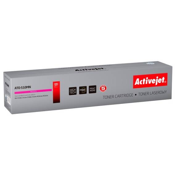 Obrázok pre Activejet Toner ATO-510MN (zamiennik OKI 44469723; Supreme; 5000 stron; czerwony)