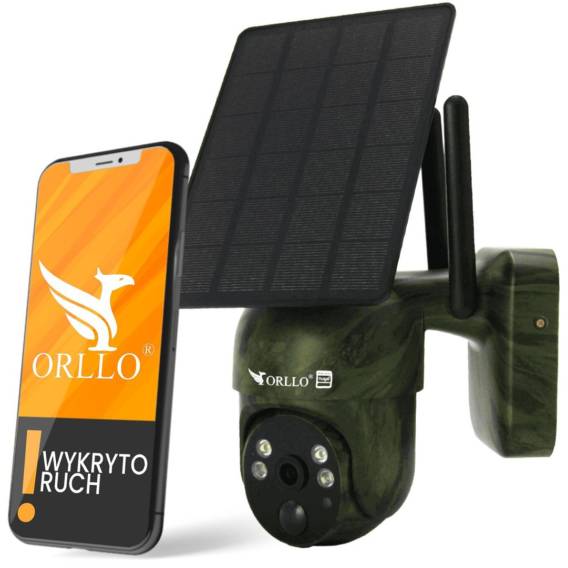Obrázok pre Orllo Wireless 4G LTE Rotating IP Camera with Solar Panel ORLLO TZ1 MORO