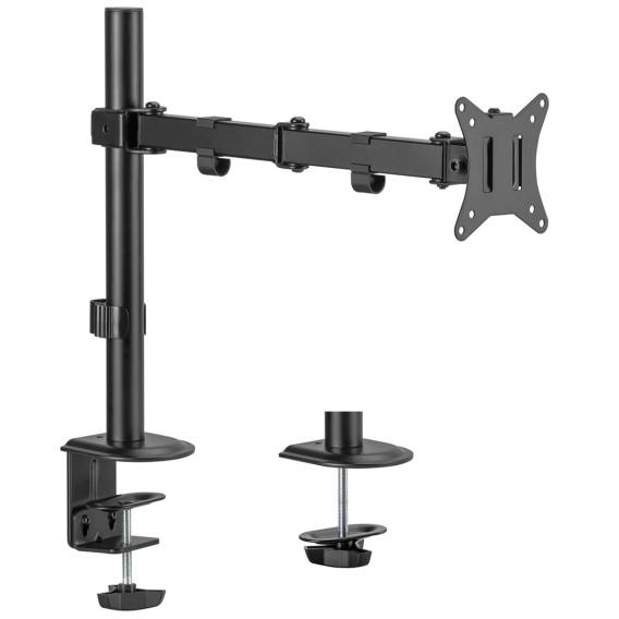 Obrázok pre Stolní držák Maclean pro LCD monitor, 17-32", 9 kg, VESA 75x75 a 100x100, dvojité rameno, MC-753N
