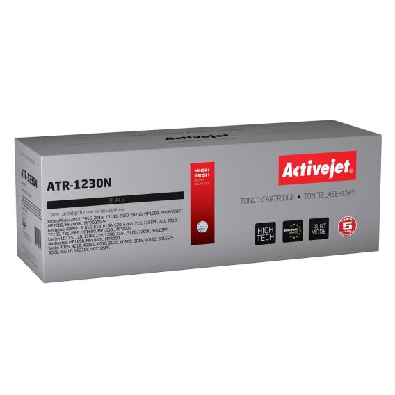 Obrázok pre Activejet Tonerová kazeta ATR-1230N (náhrada za Ricoh 1230D 885094; Supreme; 9000 stran; černá)