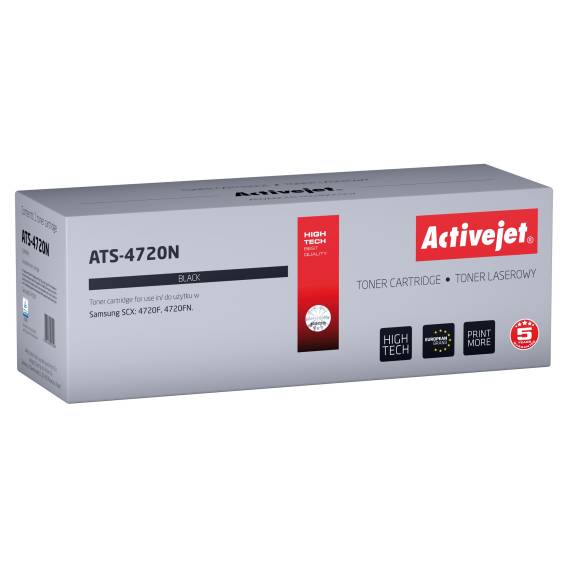 Obrázok pre Activejet ATS-4720N tonerová kazeta (náhrada za Samsung SCX-4720D5; Supreme; 5000 stran; černá)