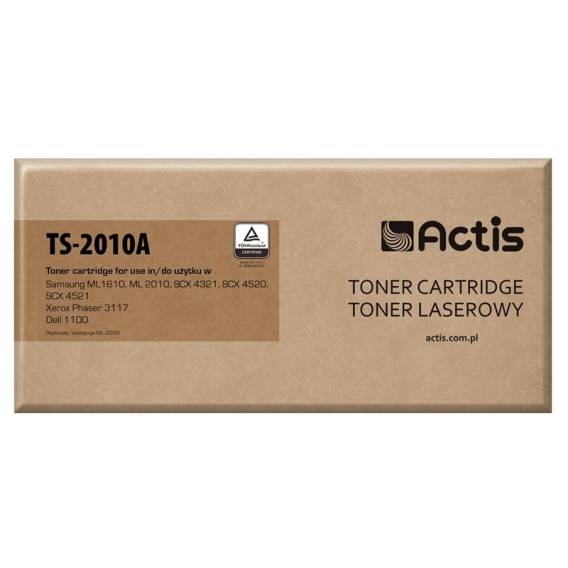 Obrázok pre Actis Tonerová kazeta TS-2010A (náhradní kazeta Samsung ML-1610D2/ML-2010D3; standardní; 3000 stran; černá)