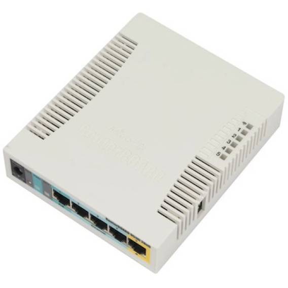 Obrázok pre Mikrotik RB951Ui-2HnD White PoE Support