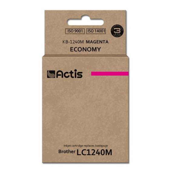 Obrázok pre Actis KB-1240M inkoust (náhradní inkoust Brother LC1240M/LC1220M; standardní; 19 ml; červený)