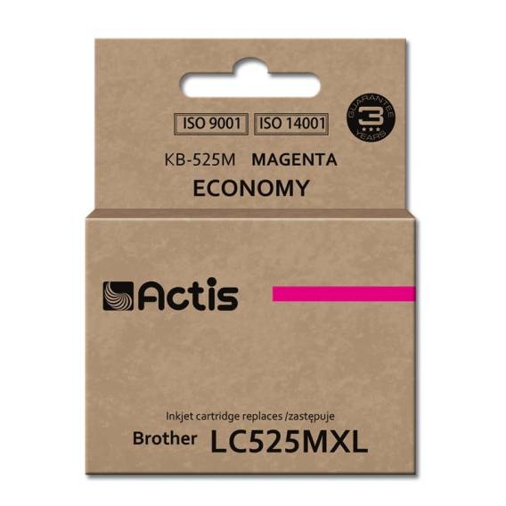 Obrázok pre Actis Inkoust KB-525M (náhradní inkoust Brother LC525M; standardní; 15 ml; červený)
