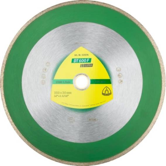 Obrázok pre KLINGSPOR TARCZA DIAMENTOWA PEŁNA 250mm x 1,9mm x 30/25,4mm   DT600F CERAMIKA.