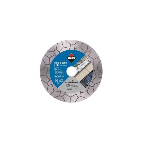 Obrázok pre RUBI DIAMOND BLADE TGS 125 SUPERPRO FOR CUTTING AND GRINDING 2in1