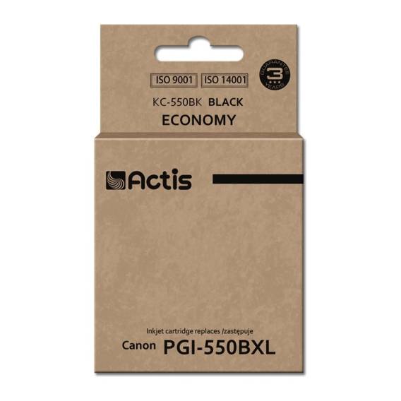 Obrázok pre Actis Inkoust KC-550Bk (náhrada za Canon PGI-550BK; standardní; 23 ml; černý)