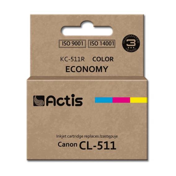 Obrázok pre Actis Inkoust KC-511R (náhrada za Canon CL-511; standardní; 12 ml; barevný)