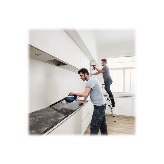 Obrázok pre Bosch GAS 18V-1 Professional ruční vysavač Černá, Modrá, Červená, Průsvitné Bezsáčkové