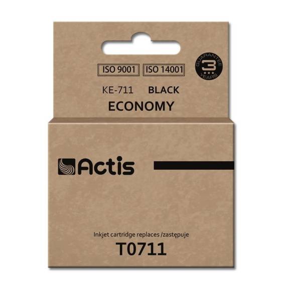 Obrázok pre Actis Inkoust KE-711 (náhradní inkoust Epson T0711, T0891, T1001; standardní; 15 ml; černý)