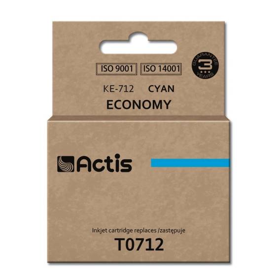Obrázok pre Actis Inkoust KE-712 (náhradní inkoust Epson T0712, T0892, T1002; standardní; 13,5 ml; modrý)