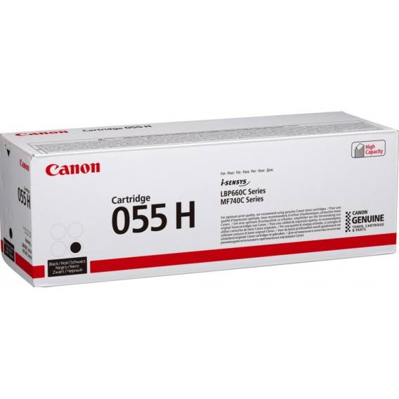 Obrázok pre Canon 055H tonerová náplň 1 kusů Originální Černá